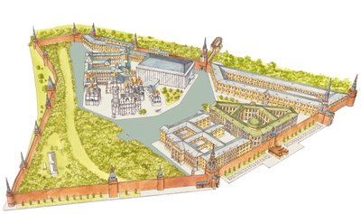 Moscow Kremlin by Fernando Aznar Cenamor